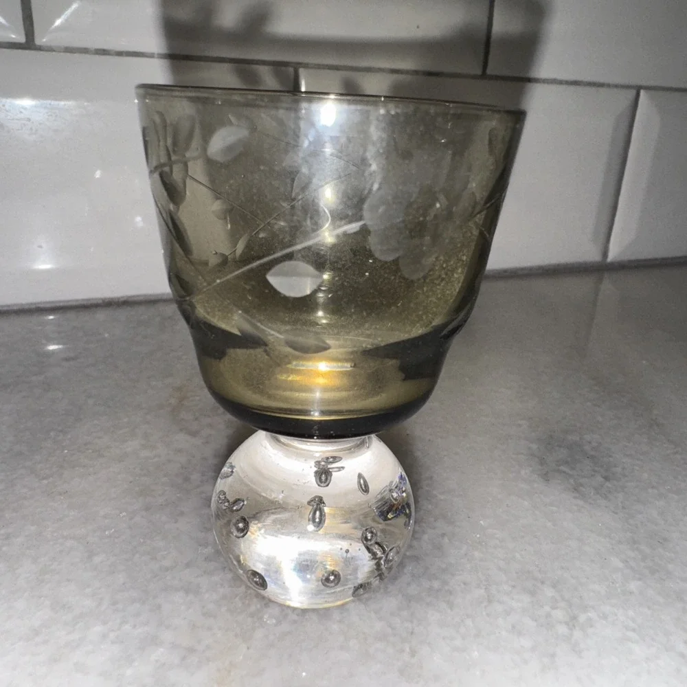 Serax ETERNAL SNOW S STEM GLASS‎ IN SMOKEY GRAY